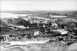 Sandvika fra Løkkeåsen.