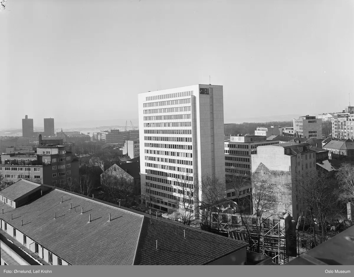 Shell-gården i Pilestredet. - Oslo Museum / DigitaltMuseum