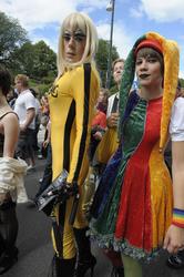 Fotodokumentasjon av Homoparaden 2008. Mennesker, opptog, pa