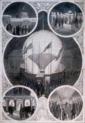 Fest for de to franske ballongskippere på Klingenberg, 23/1 