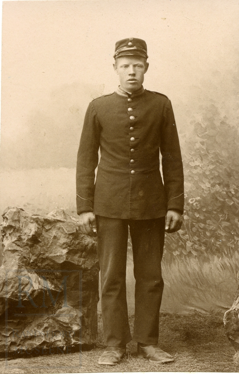 Hans Kristian Andfossen i uniform