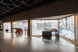 Kanon og monter med seilmakerverktøy - Utstillingen "Til Sjø