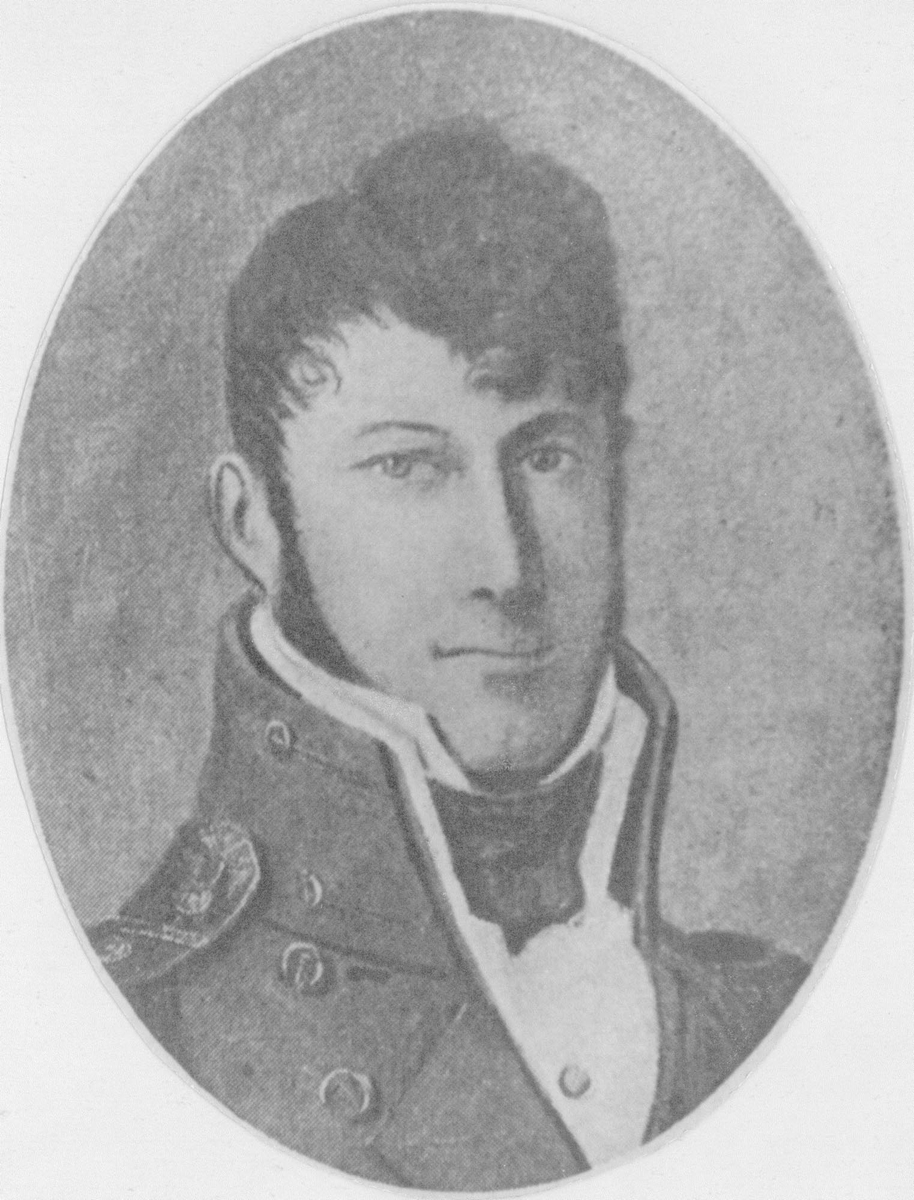 Museets stifter kommandørkaptein C.F.KLINCK. Født 1787- død 1860. Ved 25 årsalder.