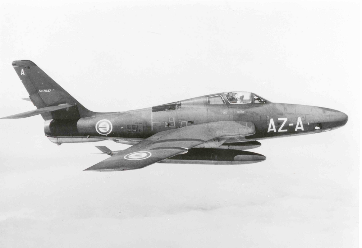 Ett fly i lufta , RF-84F Thunderflash  717 skv. AZ-A