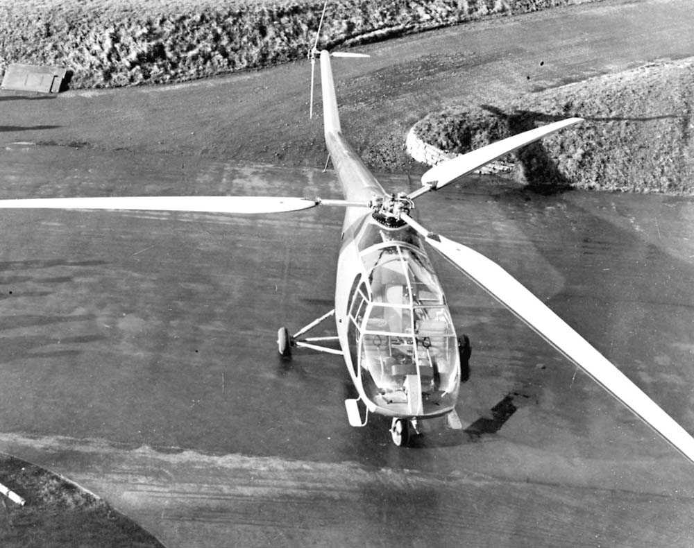 1 helikopter på bakken. Bristol 171 Mk1.
