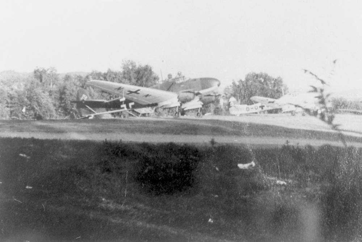 To fly på bakken, Focke-Wulf FW 58 "Weihe".