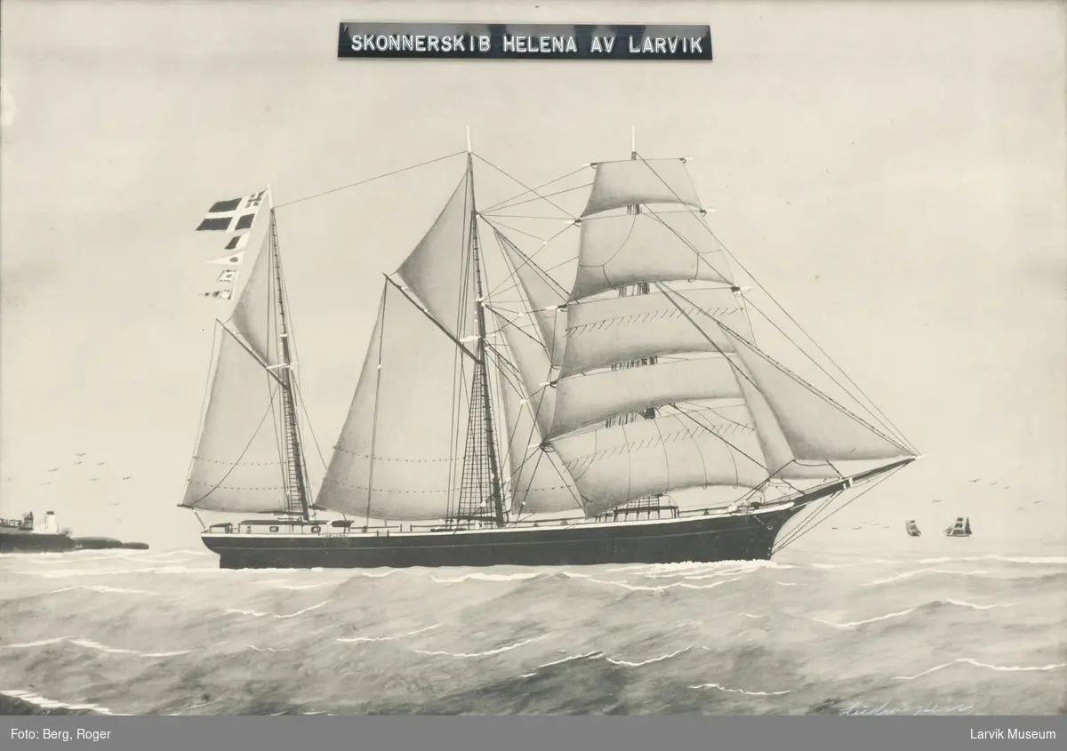 Skonnertskip HELENA av Larvik