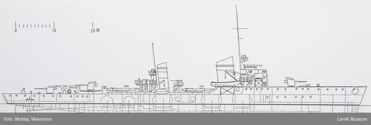Det tyske skipet "Albatross" som 8.04.1940 kom i kamp med "Pol III" i Oslofjorden
