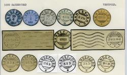 Stempelkatalog  3200 Sandefjord, Sandefjord kommune, Vestfol