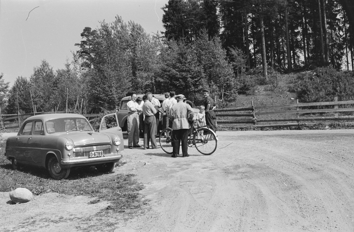 Fra billøp i Elverum. 1954.