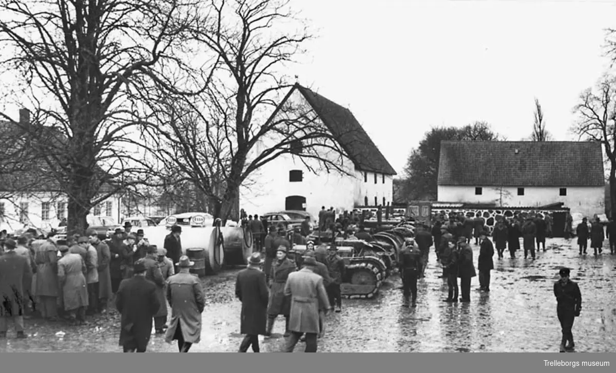 Lantbruksauktion i Börringekloster 6/2 1958.
