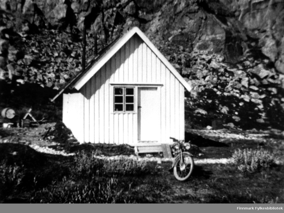 Krokvik brakka i Laksefjord, her bodde Kristian Sørensen i 1939.