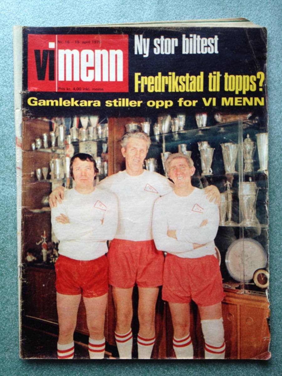 Ukebladet Vi Menn 16.-15.april 1975. Fredrikstad til topps?