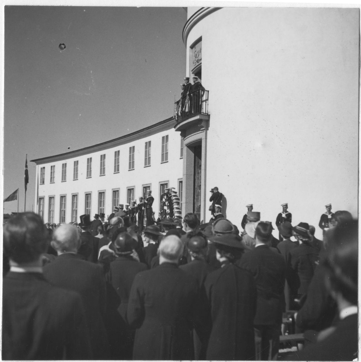 Invigningen av Sjöhistoriska museet 28 maj 1938.