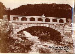 "Kalvbakken Bro. Tromsøysund. 9m. 1913".