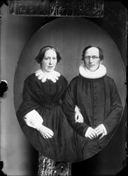 Portrett av prest med ektefelle.