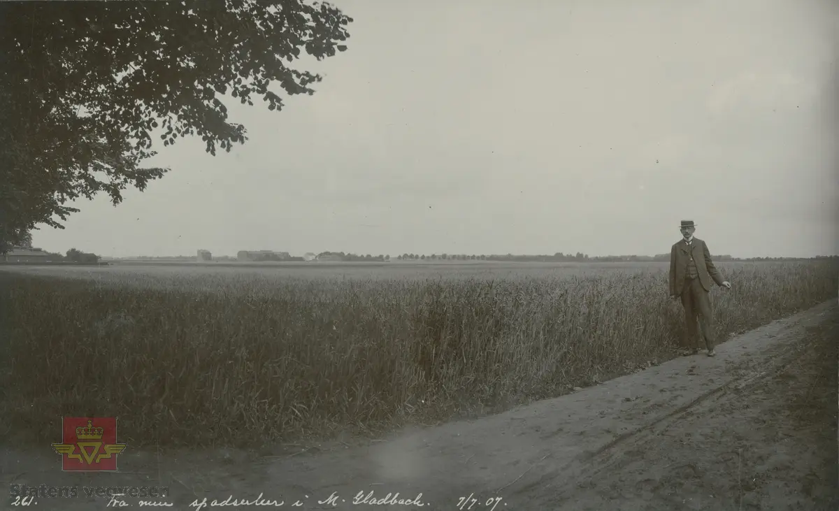 Album fra 1903-1908. "Fra min spasertur i Mönchengladback 07-07 1907".