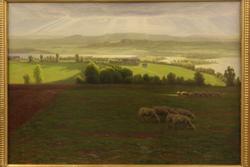 Landskap, Inderøy [Oljemaleri]