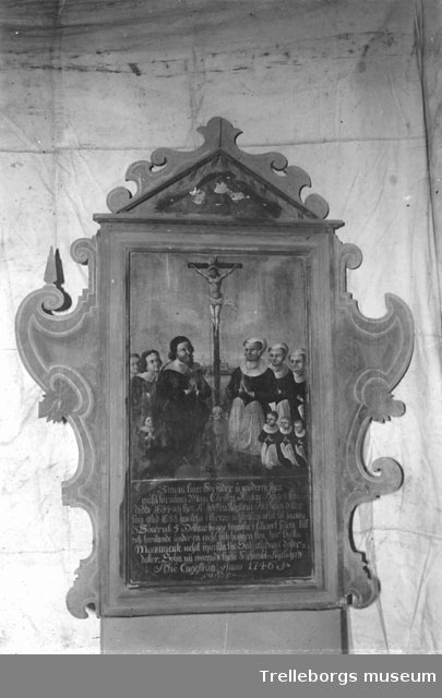 Kyrkor Trelleborg, Bagerska epitafiet, 70:3490