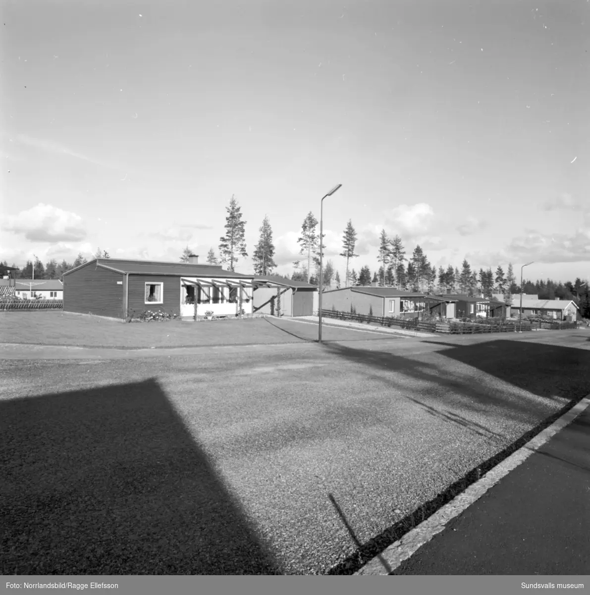 Nybyggda villor i Bydalen, Bygelvägen och Sylgränd. - Sundsvalls museum ...