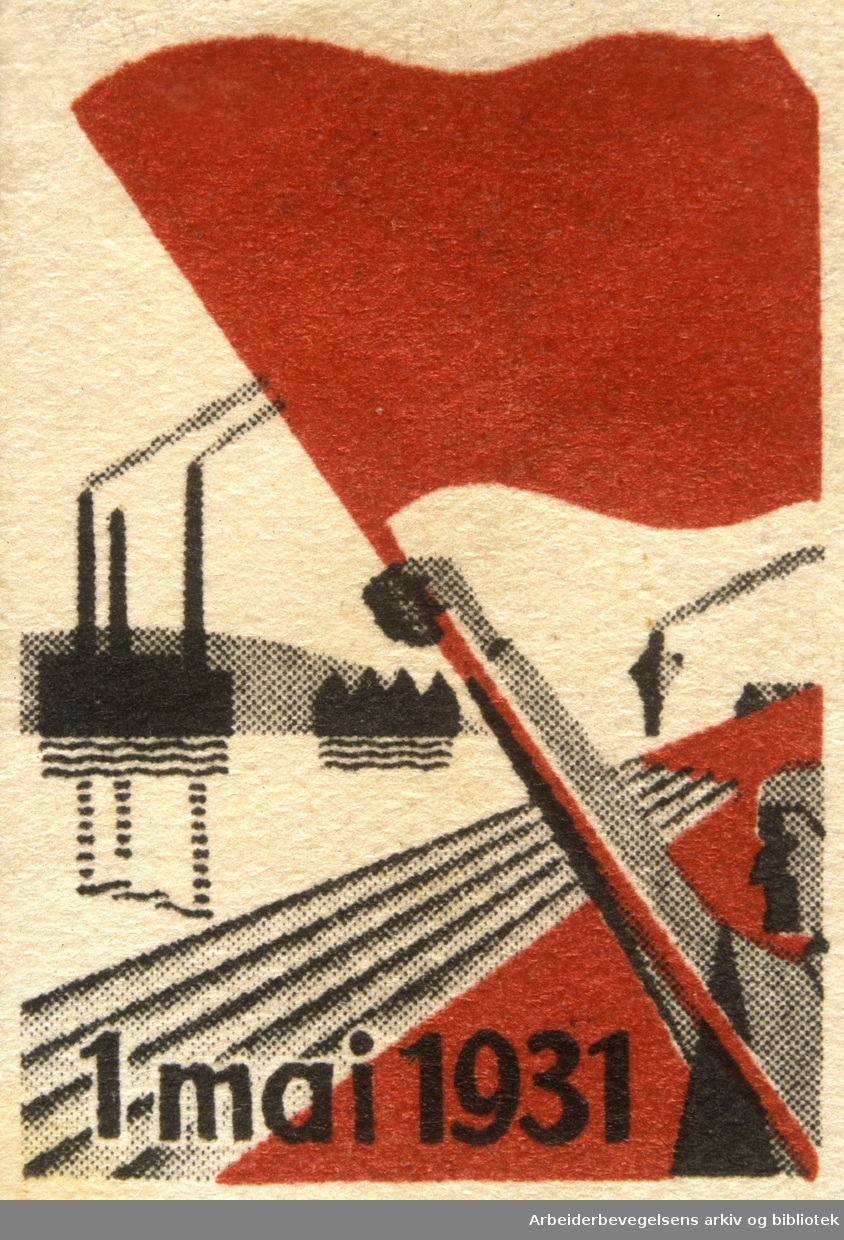Arbeiderpartiets 1. mai-merke fra 1931