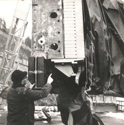 Vannkraftutbygging, utstyr til kraftutbygginga kjem på plass