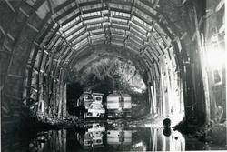 Vannkraftutbygging, lasting frå tunnel.