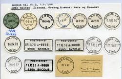 Stempelkatalog  6260 Skodje, Ørskog kommune, Møre og Romsdal