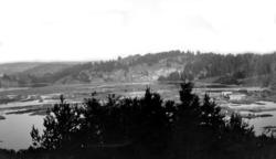 Landskapsbilde fra Visterflo i Tune i Østfold.  Opptaket er 