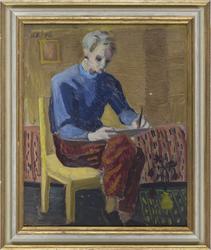 Selvportrett [Oljemaleri]