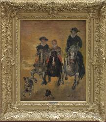 Ryttere [Oljemaleri]