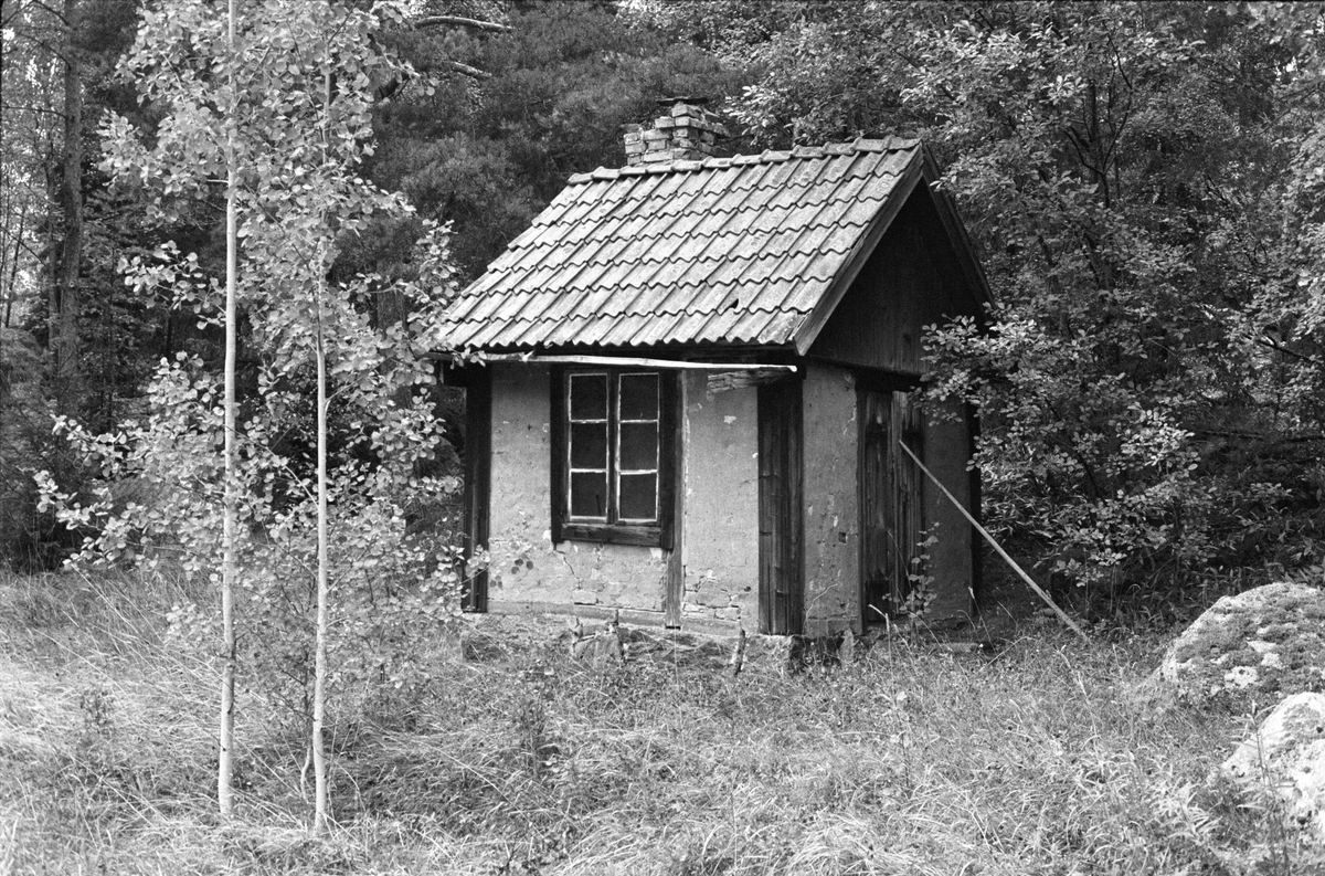 Tvättstuga, Rosenberg, Östersta, Rasbo socken, Uppland 1982