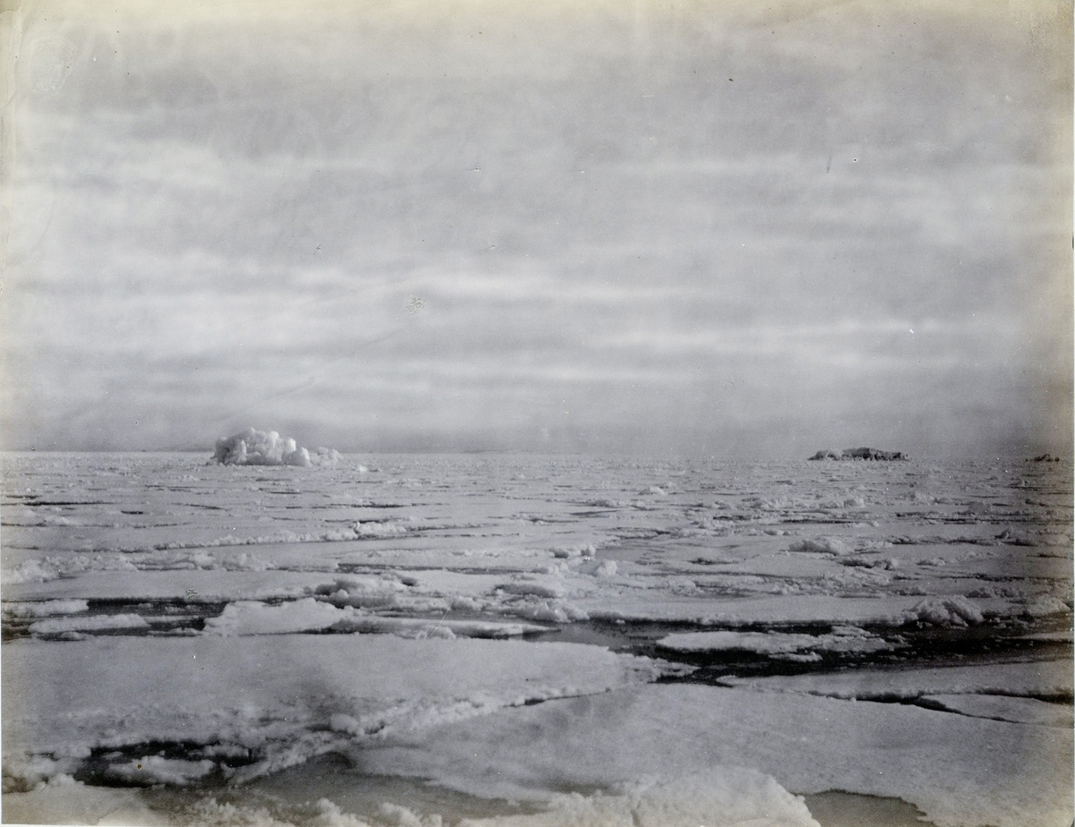 "The ice breaking up, Hinlopen Strait"