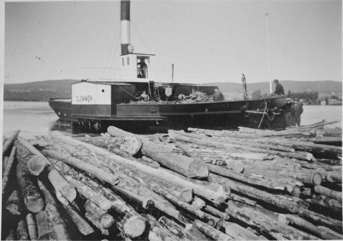 Tømmerbåten "Glommen", bygget i 1875.
