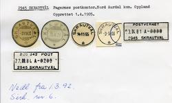 Stempelkatalog 2945 Skrautvål, Aurdal kommune, Oppland