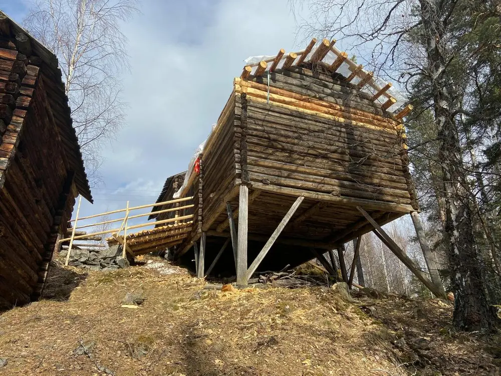 Istandsetting av låve på Valdres Folkemuseum