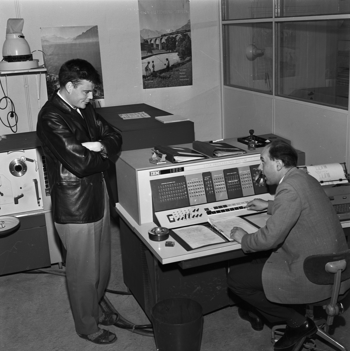 Fysiska institutionens datamaskin är redan otillräcklig, Uppsala, september 1963