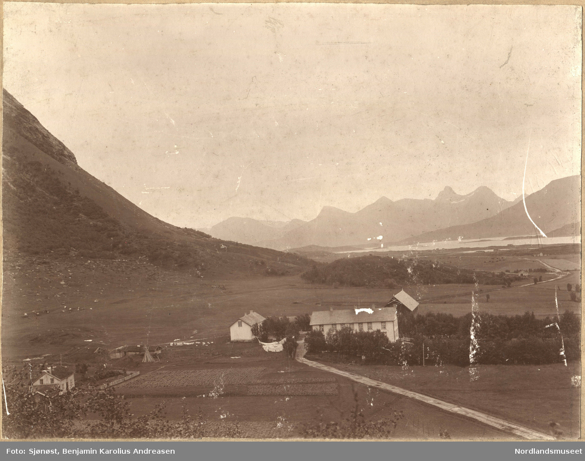 Prestegården på Laskestad omkring 1900