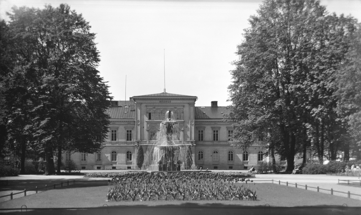 Rådhuset och Rådhusparken i Jönköping.