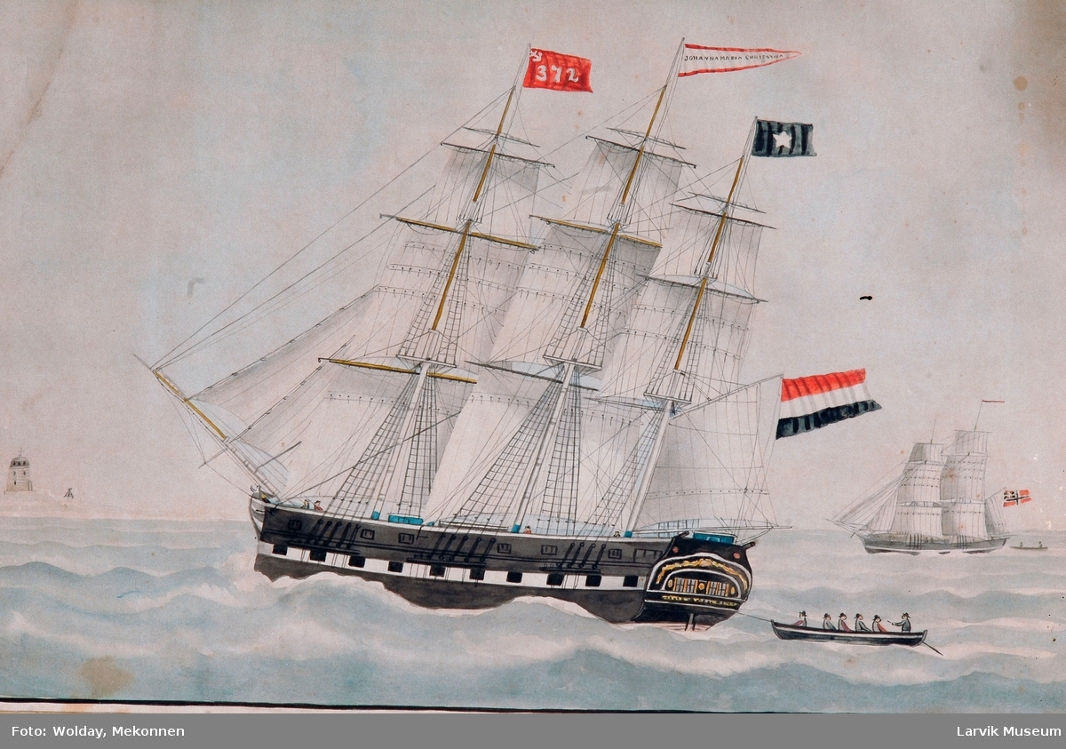 Fullrigger Johanna Maria Christina under nederlandsk flagg