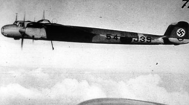 Tyska krigsmakten. Dornier 217. Bombplan.