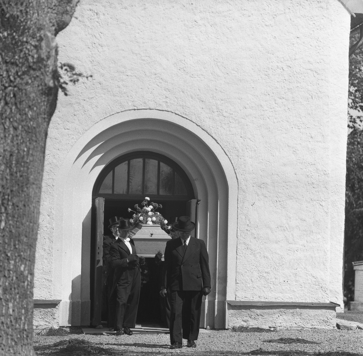 Rut Linds jordfästning. 
11 juli 1959.