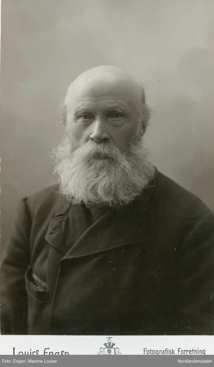 Portrett av Torstein Lian (1841-1911), lærer og kommunepolitiker i Leiranger.