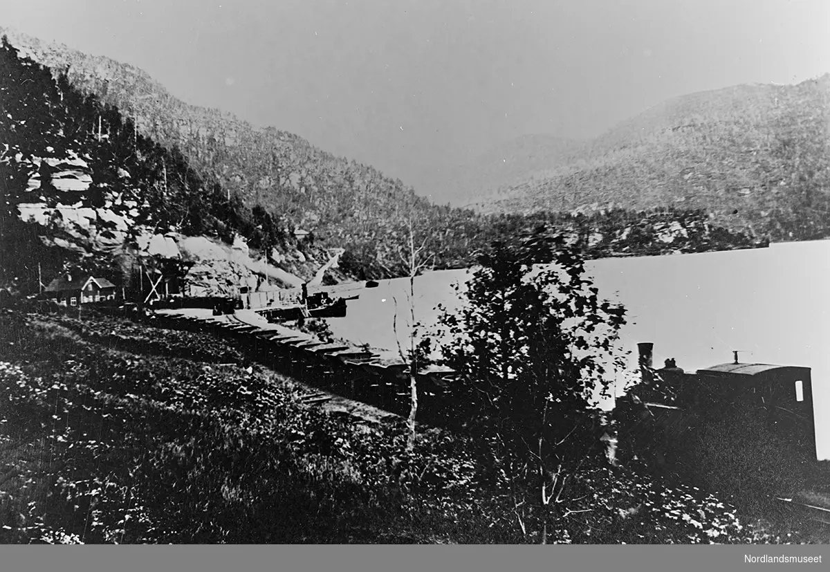 Hellarmo, øvre endestasjon på Sulitjelmabanen fra 1893 - 1915.