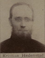 Borhauer Kristian J. Hedenstad (1836-1903) (Foto/Photo)
