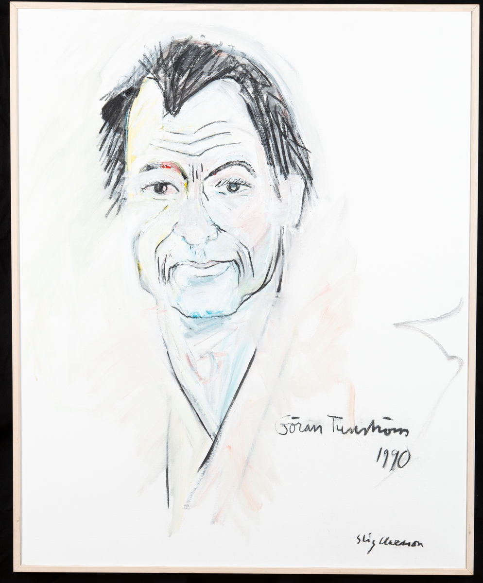 Porträtt av Göran Tunström [Målning]