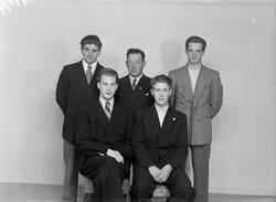 Vadsø 1953. Vadsø Atletklubb. Stående fra venstre Torbjørn J