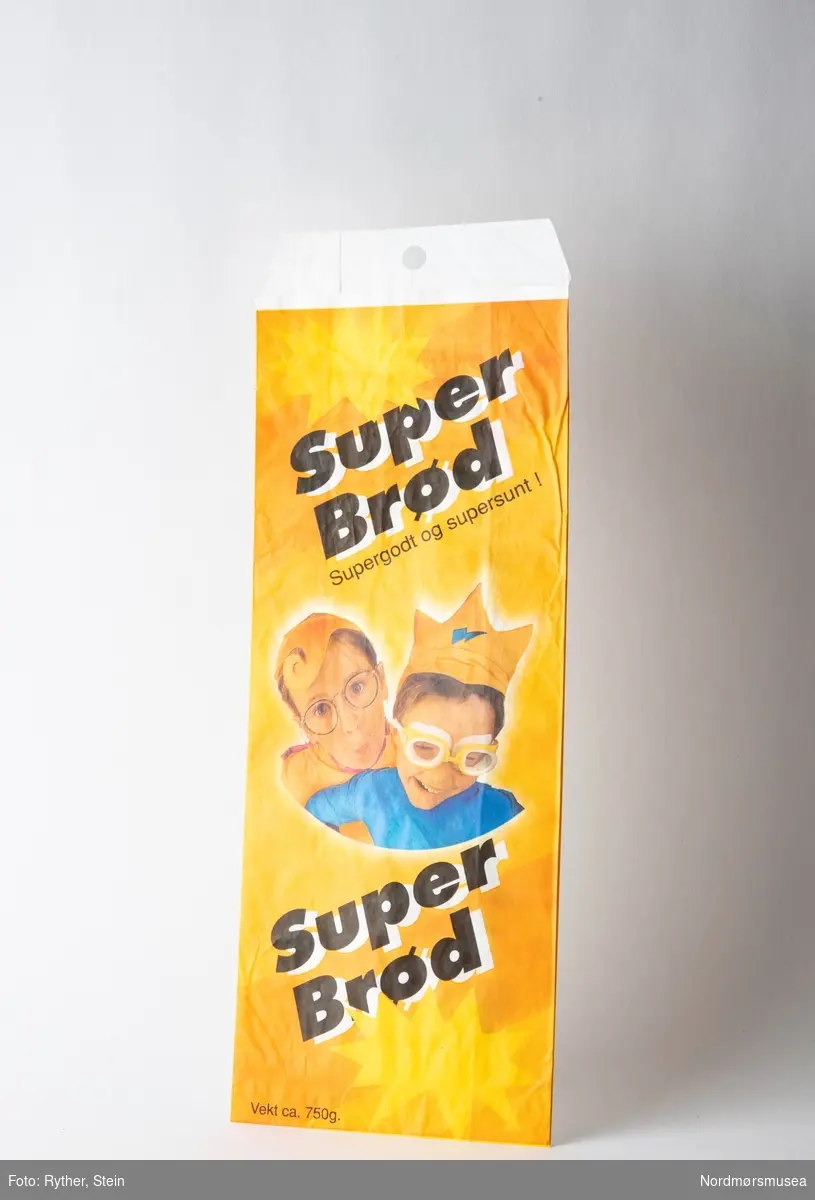 Papirpose til "Superbrød".