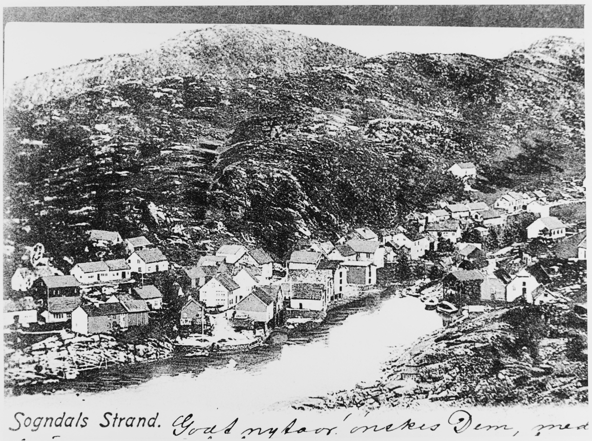 Sokndalstrand, ca. 1880.