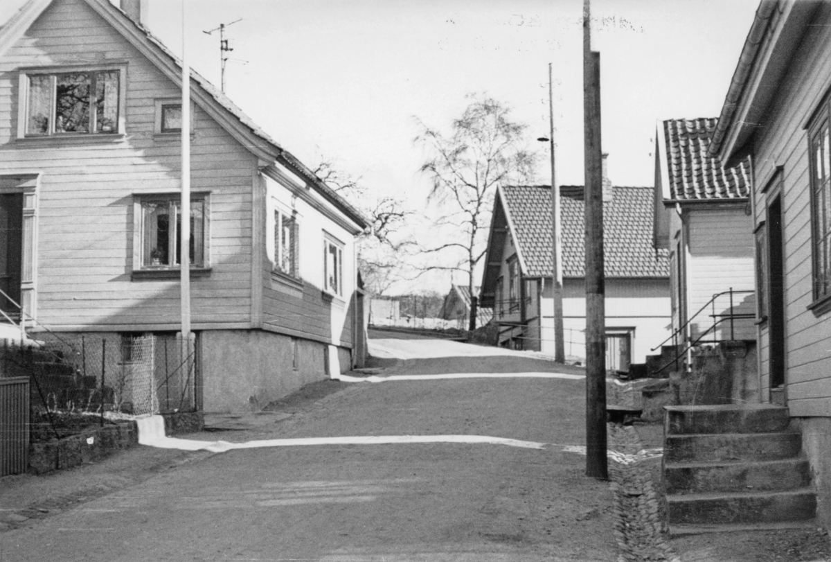 Sofie Dahl-Olsens hus ved Gamleveien, februar 1944.